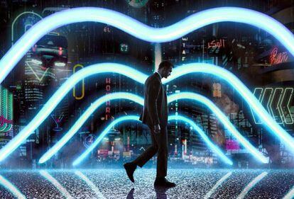 Un fotograma de 'Mute', filme alemán adquirido por Netflix.