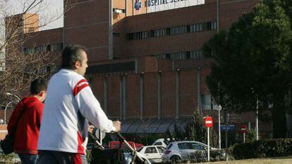 Fachada del hospital Severo Ochoa en Leganés, Madrid.