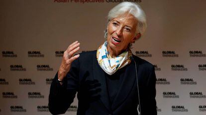 Christine Lagarde, directora generente del FMI