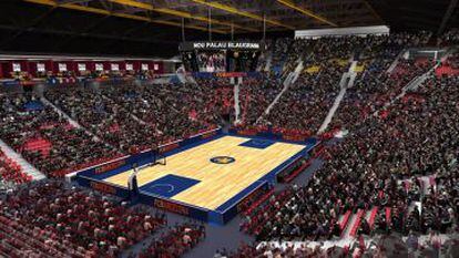 Imagen virtual del interior del nuevo Palau.