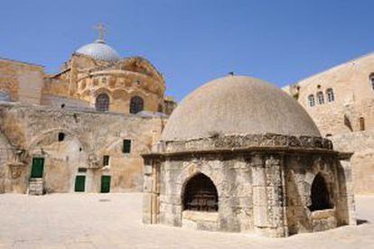 Iglesia del Santo Sepulcro, en la Ciudad Vieja de Jerusalén.
