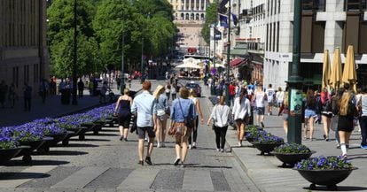 El barrio del Palacio Real en Oslo en una imagen de archivo. 