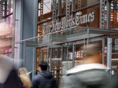 Sede del 'New York Times', en Nueva York.