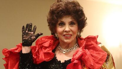 La actriz Gina Lollobrigida.