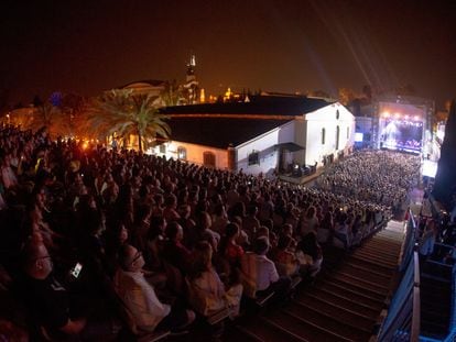 Concierto en el Patio de la Tonelería, en el Tío Pepe Festival 2018, en Jerez de la Frontera (Cádiz). 