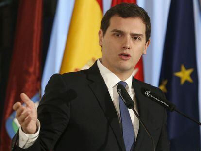 El l&iacute;der de Ciudadanos, Albert Rivera.