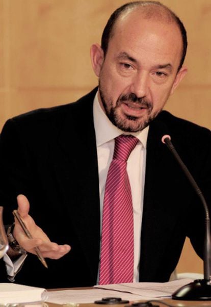 Miguel Ángel Villanueva, durante la rueda de prensa.