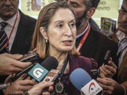 La ministra de Fomento, Ana Pastor, en una reciente comparecencia. EFE/Emilio Naranjo