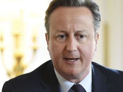 El primer ministro brit&aacute;nico, David Cameron