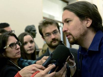 El secretario general de Podemos, Pablo Iglesias.