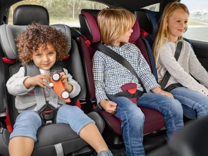 Sillas infantiles de coche de la marca Britax Römer, que aparecen entre las más seguras de 2019.