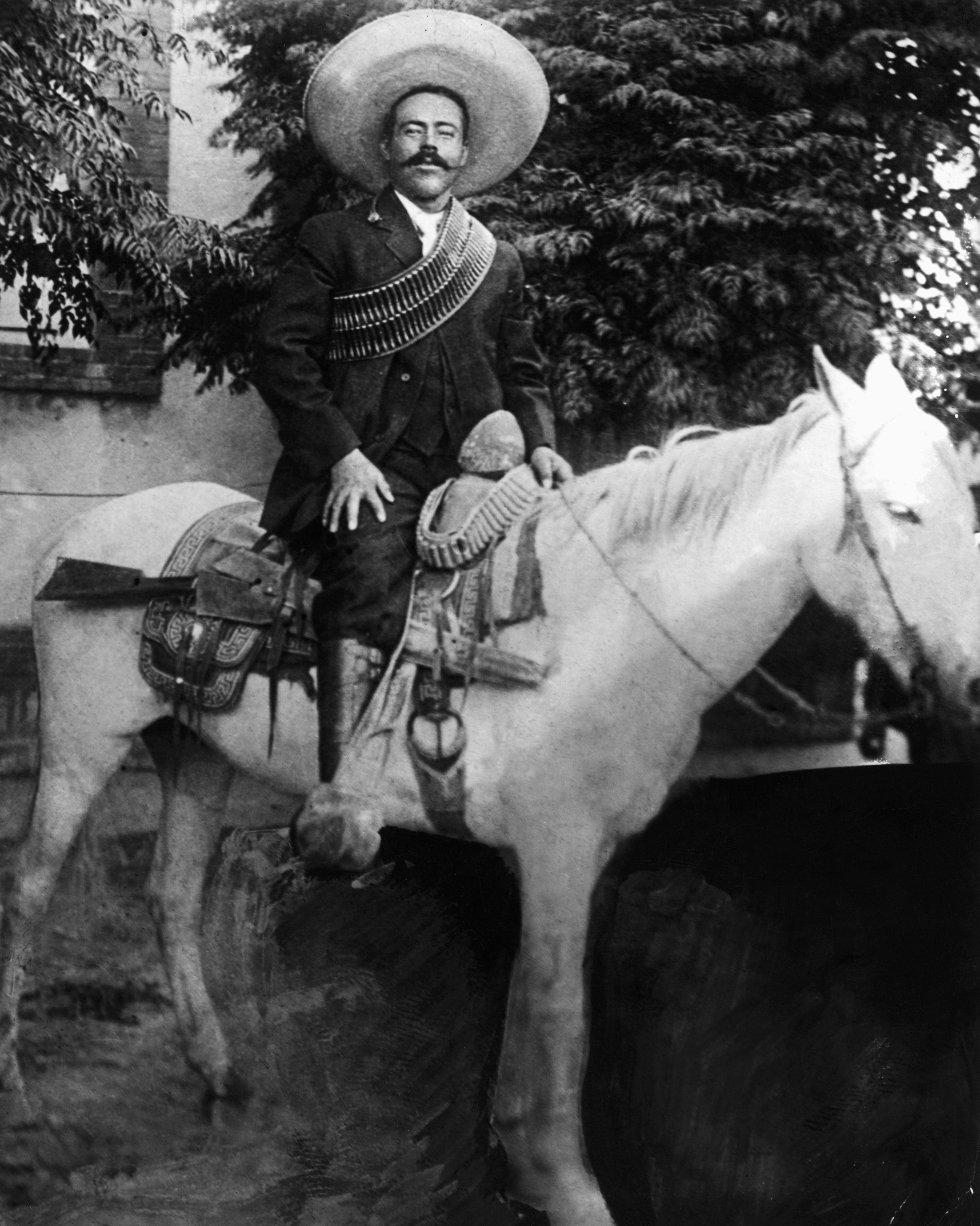 Pancho Villa, el legendario revolucionario mexicano.