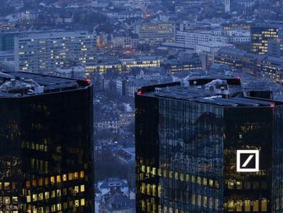 Sede de Deutsche Bank, en Fr&aacute;ncfort (Alemania).