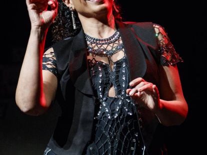 La cantante Noa, en un concierto en Barcelona este 2019.