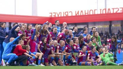 El FC Barcelona ganó la última liga de la primera división femenina.