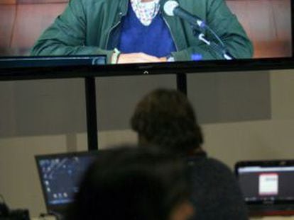 José Pose Vaquero durante su declaración como testigo en el juicio