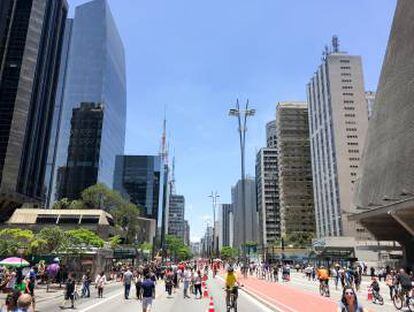 Avenida Paulista en Sao Paulo