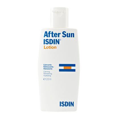 Loción hidratante after sun de Isdin, 10,75 euros. Hidrata y ayuda a aliviar la piel irritada por la sobreexposición solar