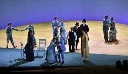 Una imatge dels assajos de l'òpera 'Werther', que es va veure al Liceu.