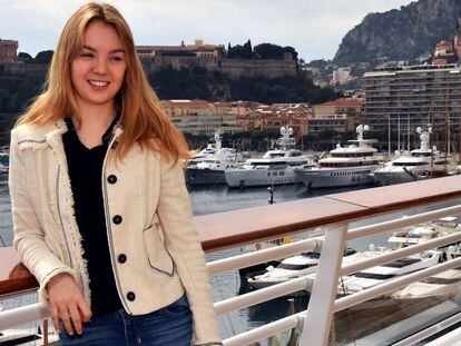 La Princesa Alexandra de Hannover en Montecarlo, en marzo de 2016.