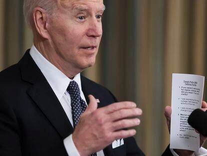 El presidente de EE UU, Joe Biden, presenta este lunes su propuesta de presupuestos para 2023 en la Casa Blanca.