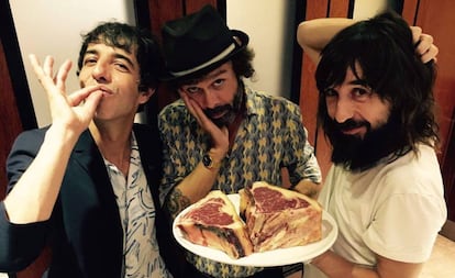 Els tres integrants de Sidonie.