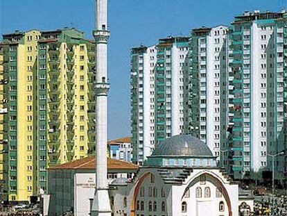 Mezquita en Kocasinan, en la provincia turca de Kayseri.