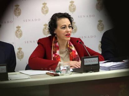 La ministra de Trabajo, Migraciones y Seguridad Social, Magdalena Valerio.