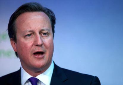 El primer ministro brit&aacute;nico, David Cameron.