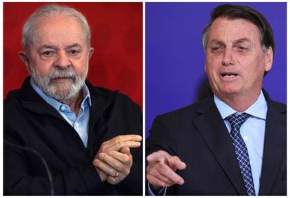Lula da Silva und Jair Bolsonaro.