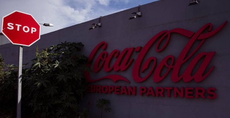 Vista de una de las plantas de Coca-Cola European Partners en España.