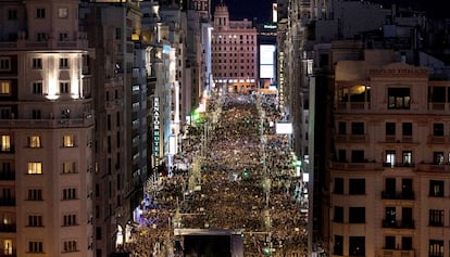 Manifestación del 8-M celebrada este año en Madrid.