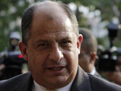 El presidente electo de Costa Rica, Luis Guillermo Solís