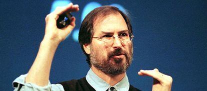 Steve Jobs, durante la presentación del G3 en 1997.