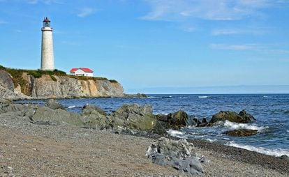 Cabo de los Rosales (Canadá), donde fueron hallados varios cuerpos del naufragio del 'Carricks'.