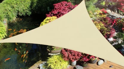 Umi Toldo Vela de Sombra Rectangular 4x6m protección Rayos UV 95% Impermeable para Patio Exteriores Jardín Terrazas--Antracita Brand 