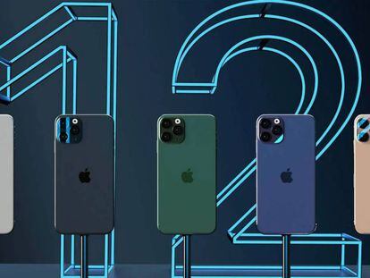 Diseños de concepto de los nuevos iPhone 12.