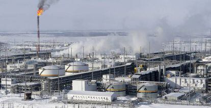 Instalaciones de Rosneft en Krasnoyarsk (Rusia).