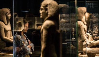 Imagen de la exposición 'Faraón, rey de Egipto' en CaixaForum Barcelona.