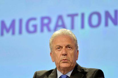 El comisario europeo de migración, Dimitris Avramopoulos, el pasado 26 de junio en Bruselas.