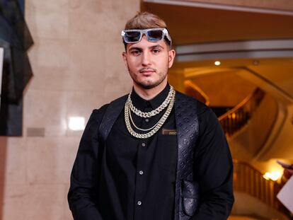 Omar Montes, en los premios Odeón, en Madrid, el pasado enero.