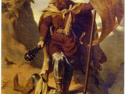 'Otger Baró', cuadro de Claudi Lorenzale sobre el barón gascón que, según la leyenda, dio origen al nombre Cataluña.