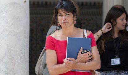 La líder de Podemos, Teresa Rodriguez.