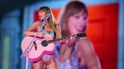 Taylor Swift, en un concierto en Ciudad de México, el 24 de agosto.