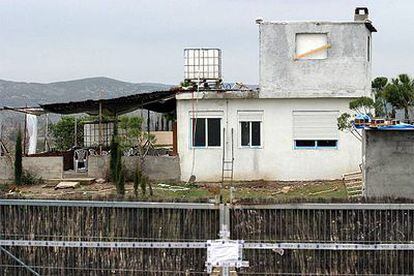 La casa de Chinchón que sirvió de refugio a los autores de la matanza.