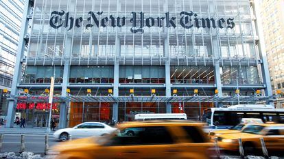 Sede del diario 'The New York Times' en Manhattan.