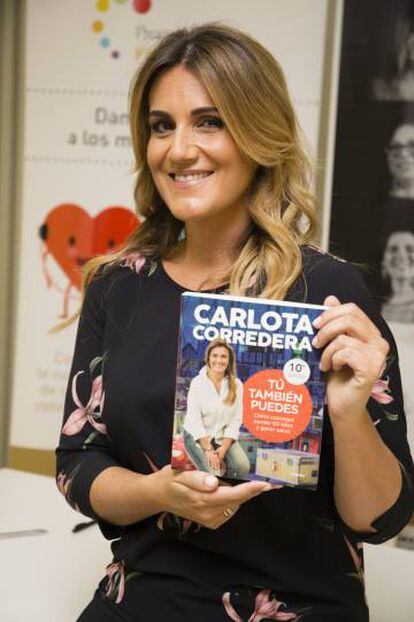 Carlota Corredera, en la presentación de su libro.