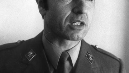 El comandante Prudencio García Martínez de Murguía, en 1976.