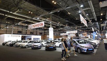 Veh&iacute;culos de Toyota en el Sal&oacute;n del Veh&iacute;culo de Ocasi&oacute;n en Madrid