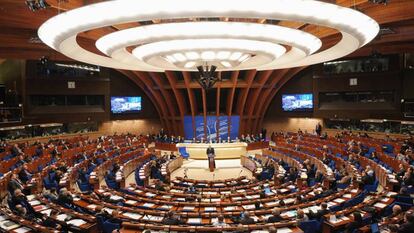 Hemiciclo del Consejo de Europa, en Estrasburgo
